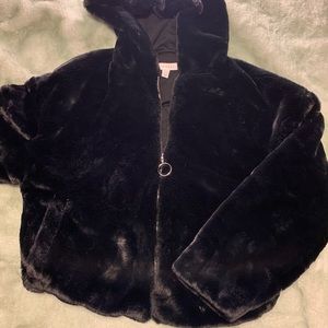 Topshop Fuzzy Jacket